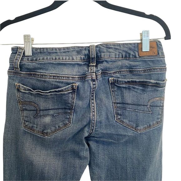 American Eagle Stretch Denim Jeans Sz 4 - Picture 5 of 11